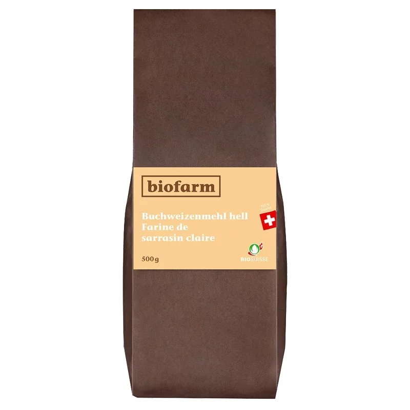 Farine de sarrasin claire suisse BIO - 500g - Biofarm