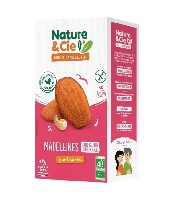 Madeleines pur beurre BIO - 150g - Nature&Cie