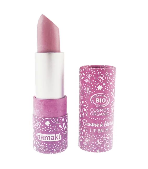 Baume à lèvres teinté rose léger BIO Framboise - Namaki