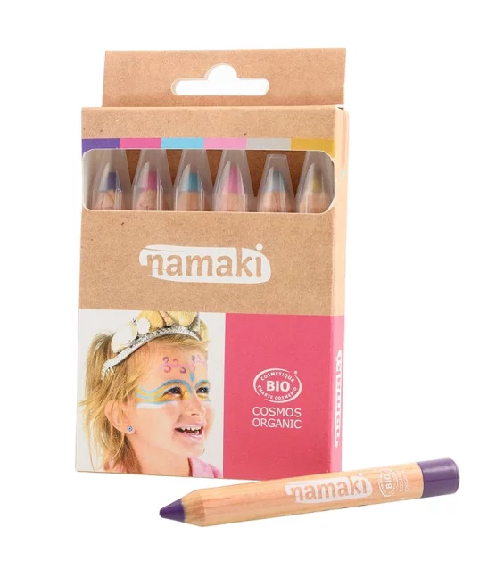 Kit de 6 crayons de maquillage BIO Mondes Enchantés - Namaki