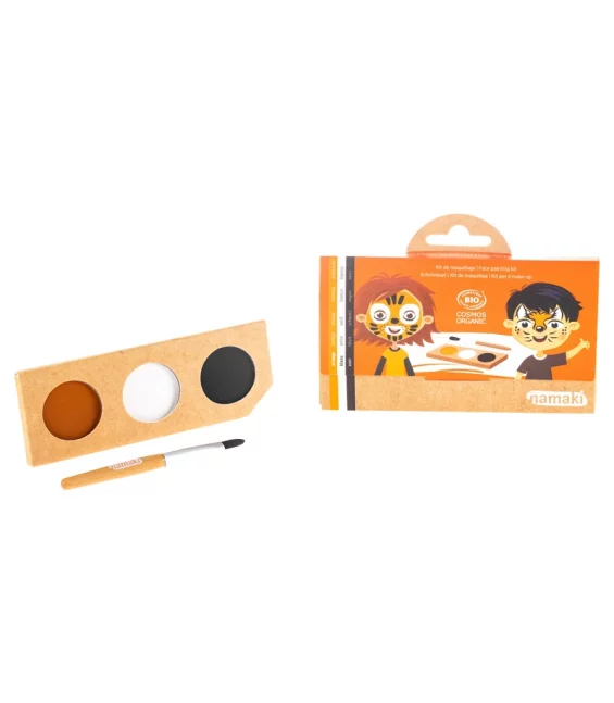 Kit de maquillage BIO 3 couleurs Tigre & Renard - Namaki