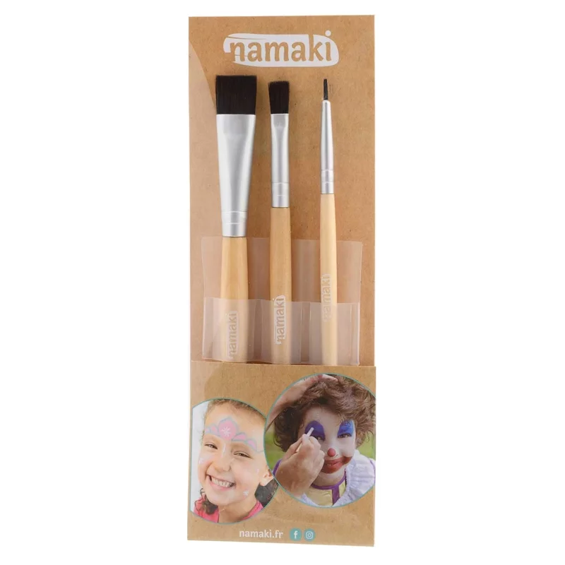 Kit de 3 pinceaux de maquillage - Namaki