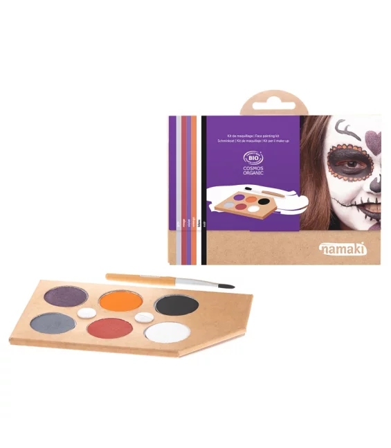 Kit de maquillage BIO 6 couleurs Monde des horreurs - Namaki