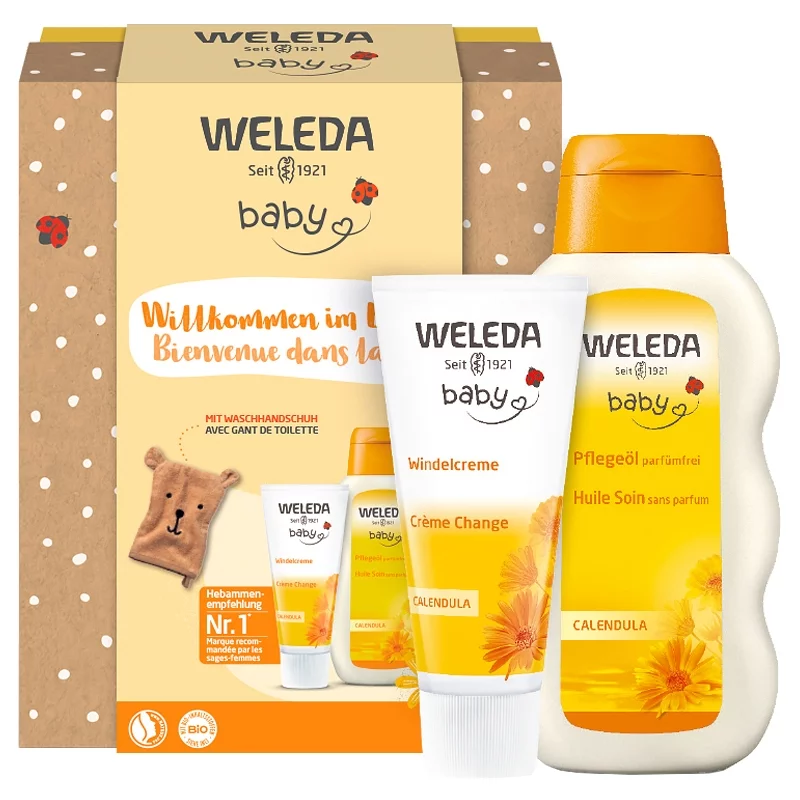 Coffret-cadeau bébé BIO Weleda