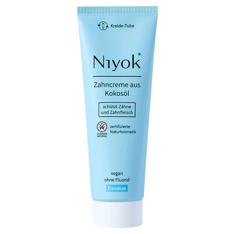 Dentifrice naturel mente givrée sans fluor - 75ml - Niyok