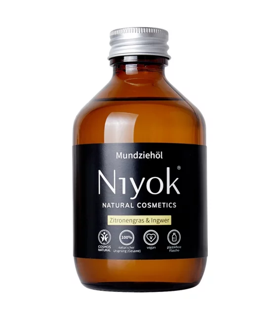 Huile buccale naturelle coco, citronelle & gingembre - 200ml - Niyok