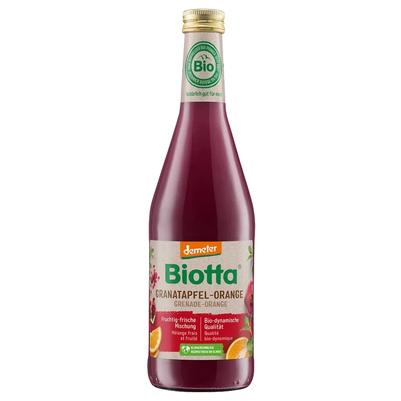 BIO-Granatapfel-Orange-Direktsaft - 500ml - Biotta