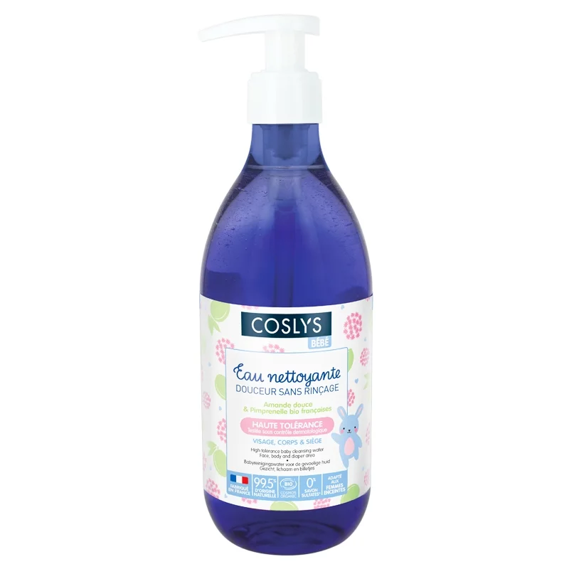 Eau nettoyante bébé BIO pimprenelle - 500ml - Coslys