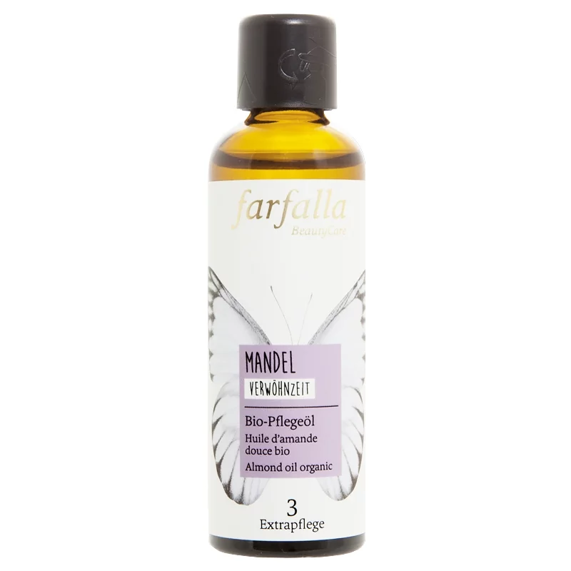 Huile d'amande douce BIO - 75ml - Farfalla