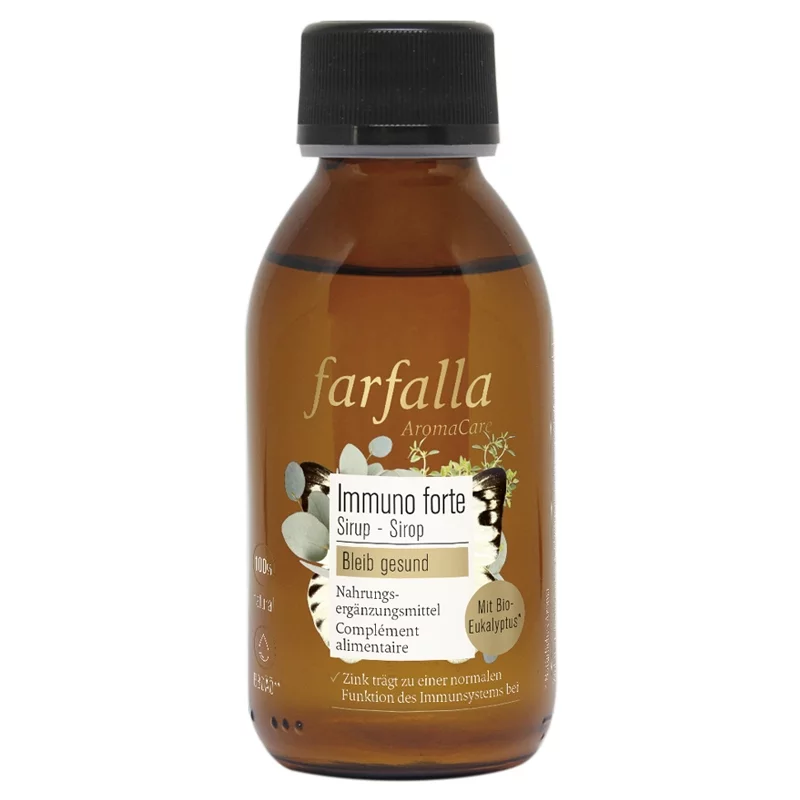 Sirop Immuno Forte naturel eucalyptus - 125ml - Farfalla