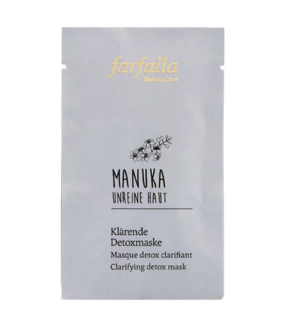 Masque clarifiant BIO manuka - 7ml - Farfalla