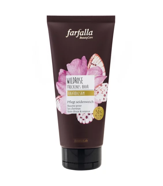 Baume doux & soyeux pour les cheveux BIO rose musquée - 150ml - Farfalla