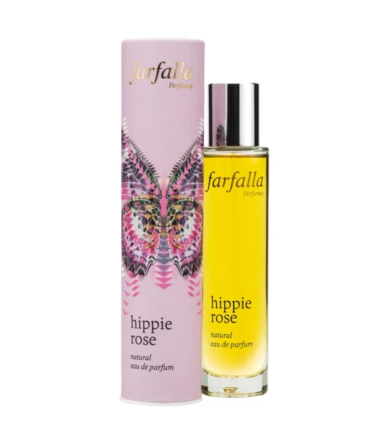 Eau de parfum BIO Hippie Rose - 50ml - Farfalla