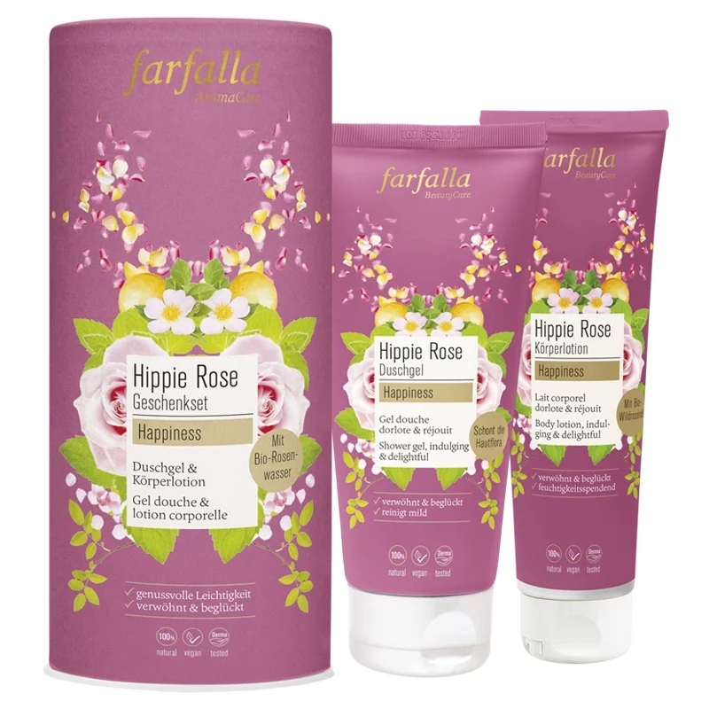 Set cadeau BIO Hippie Rose - Farfalla