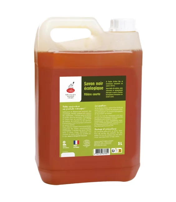 Savon noir liquide huile d'olive BIO - 5l - La droguerie écologique