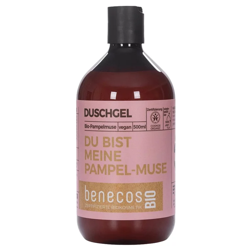 Gel douche BIO pamplemousse - 500ml - Benecos