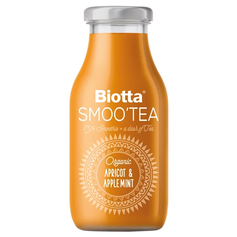 Smoothie abricot, menthe & pomme BIO - Smoo'Tea - 250ml - Biotta