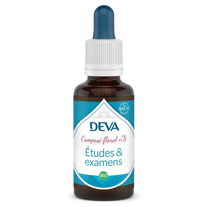 BIO-Blütenkomposition N°8 Studium & Prüfungen Deva 30ml