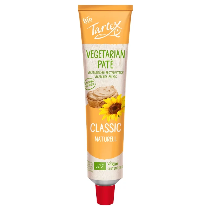 BIO-Aufstrich Natur in der Tube - 200g - Tartex