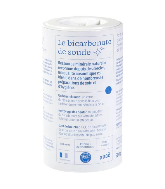 Bicarbonate de soude cosmétique - 500g - Anaé