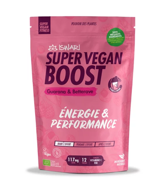 Boost Super Vegan guarana & betterave BIO - 180g - Iswari
