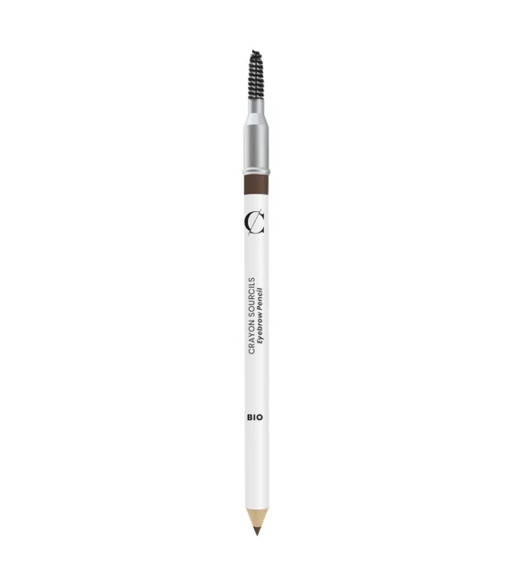Crayon sourcils BIO N°129 Châtain foncé - 1,2g - Couleur Caramel