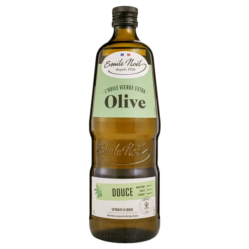 Huile d'olive douce vierge extra BIO - 1l - Emile Noël