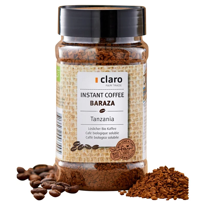 Café BIO soluble Baraza Instant - 100g - Claro