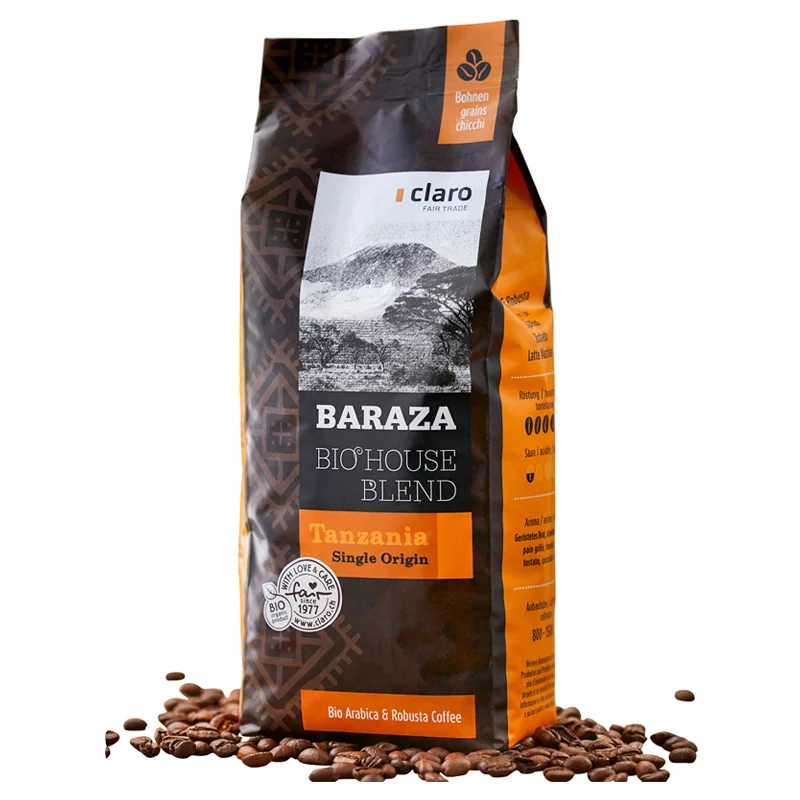 Café BIO en grains décaféiné Décaffeinato Claro 500g