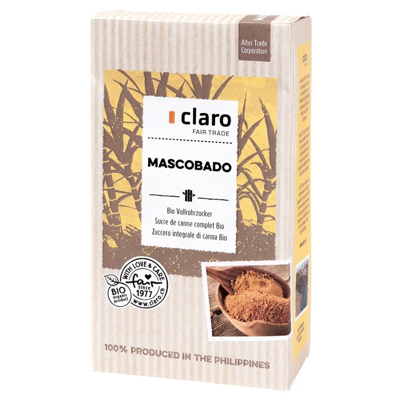 Sucre de canne complet BIO Mascobado - 1kg - Claro