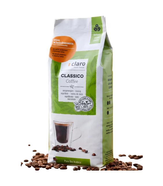 Café BIO en grains Classico - 500g - Claro