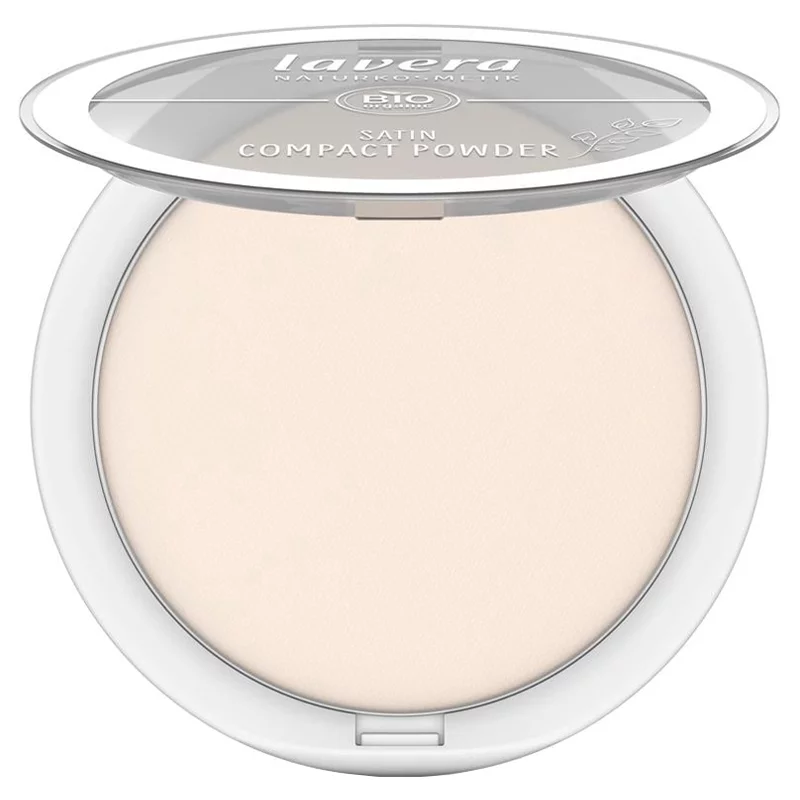 Poudre compacte satin BIO N°01 Light - 9,5g - Lavera