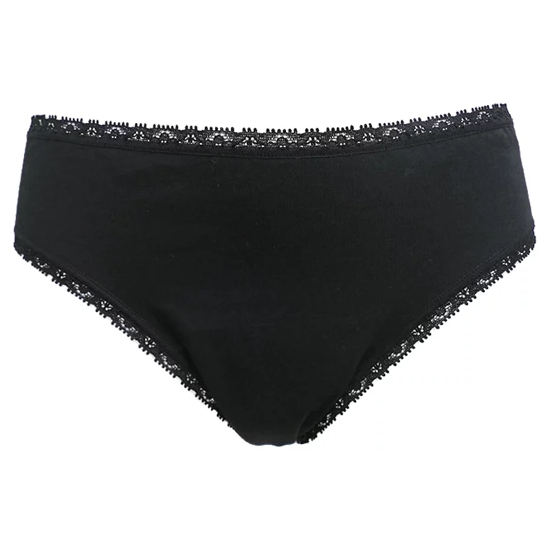 Culotte menstruelle noire Taille 34 flux moyen - Anaé