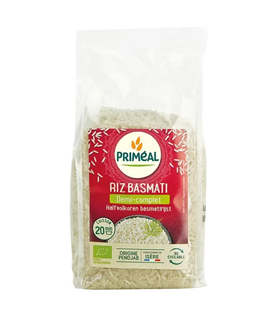 BIO-Halbvollkorn Basmati Reis - 500g - Priméal