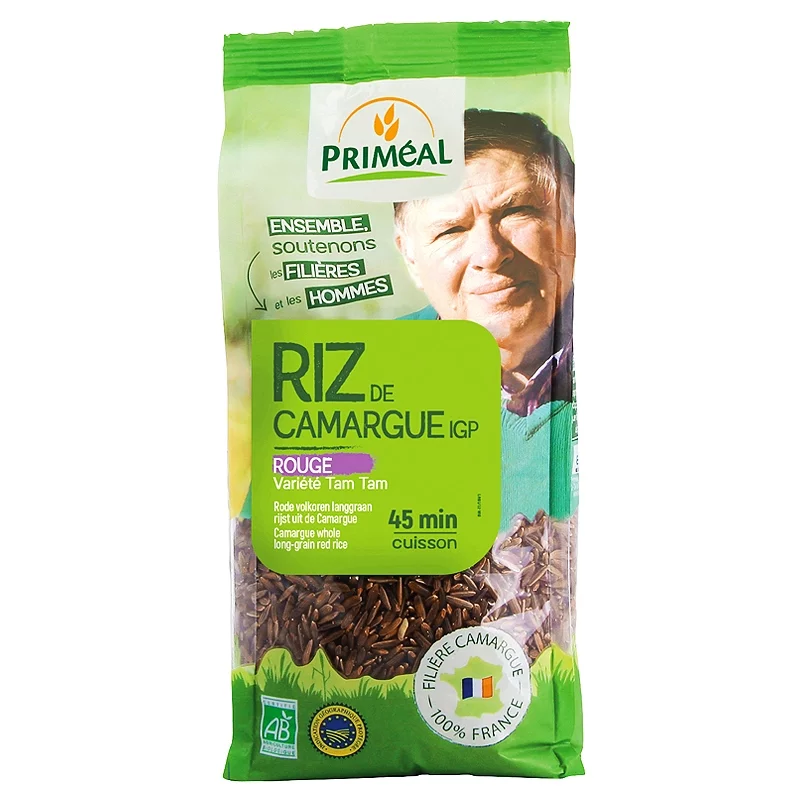 Riz de Camargue rouge long complet BIO - 500g - Priméal