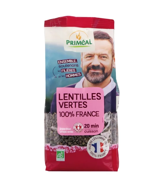 Lentilles vertes BIO - 500g - Priméal