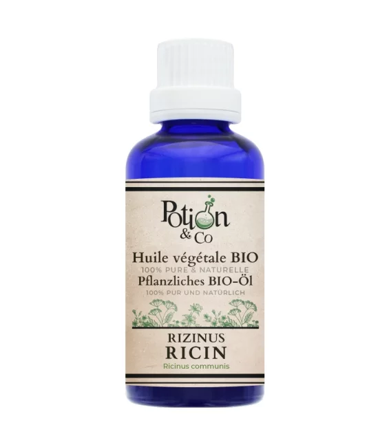 Huile végétale de ricin BIO - 50ml - Potion & Co