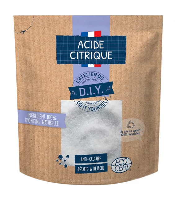 Acide citrique - 500g - L'Atelier du DIY