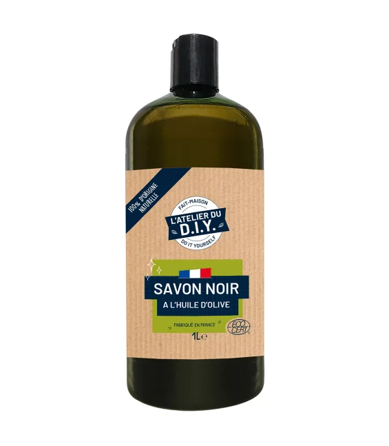 Savon noir liquide à l'huile d'olive - 1l - L'Atelier du DIY