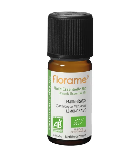 Huile essentielle de Lemongrass BIO - 10ml - Florame