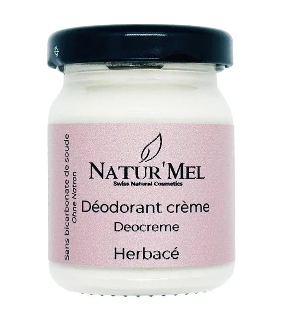 Déodorant crème sans bicarbonate L'Herbacé romarin - 50ml - Natur'Mel
