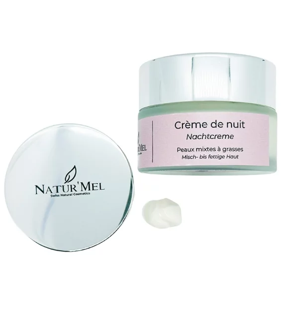 Crème nuit peau mixte & grasse jojoba & chanvre - 50ml - Natur'Mel