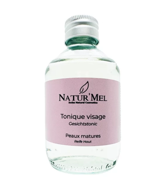 Tonique visage peau mature rose & thé vert - 200ml - Natur'Mel