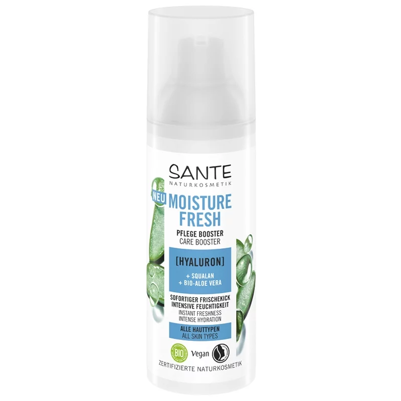 Moisture Fresh BIO-Pflege Booster Hyaluron & Aloe Vera - 50ml - Sante