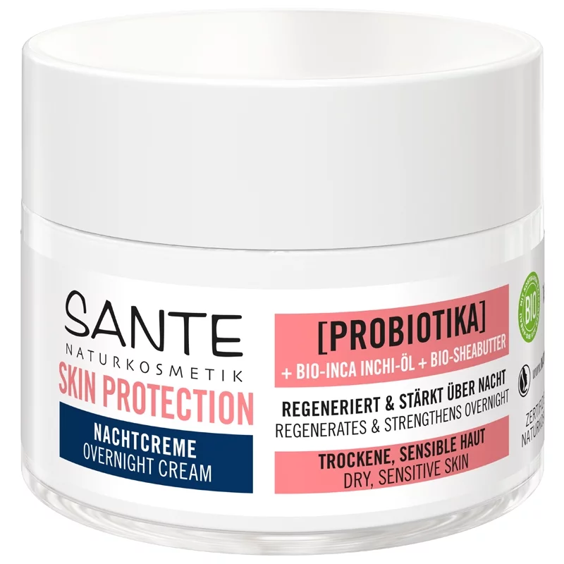 Skin Protection BIO-Nachtcreme Probiotika & Inca Inchi - 50ml - Sante