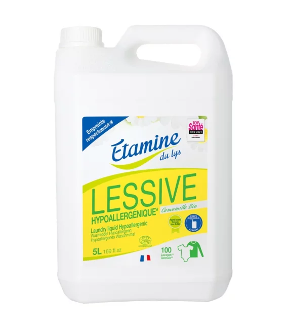 Lessive liquide hypoallergénique écologique camomille - 5l - Etamine du Lys