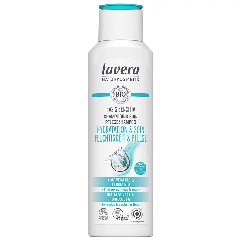 Shampooing hydratation & soin BIO aloe vera & jojoba - 250ml - Lavera