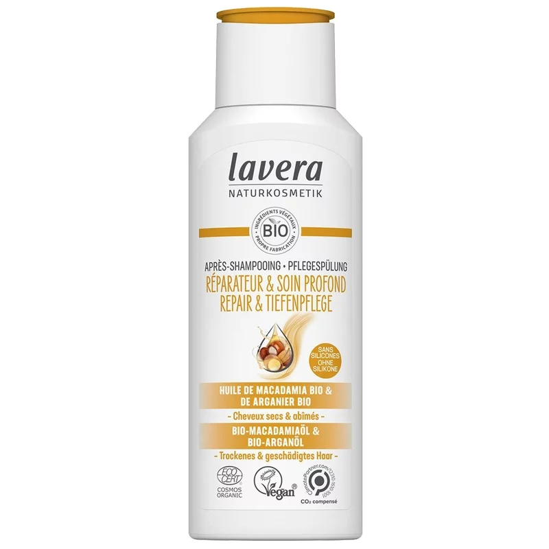 BIO-Pflegespülung Repair & Tiefenpflege Macadamia & Argan - 200ml - Lavera