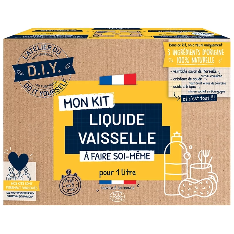 Mon kit liquide vaisselle à faire soi-même - L'Atelier du DIY