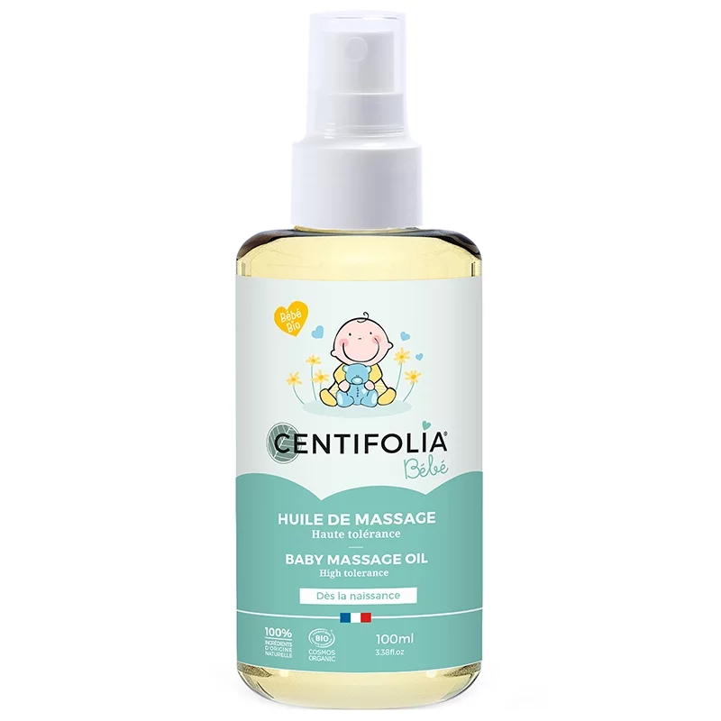 Massageöl Baby Kamelie & Süssmandel BIO - 100ml - Centifolia